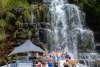 Experience a refreshing waterfall shower right from your Kimberley cruise.
