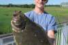 Cole Scroggs with 21” 3lb 13oz Flounder