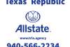 Texas Republic Allstate Logo