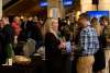 attendees socializing