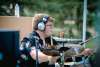A man playing the drums