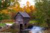 McHargue's Mill in Autumn Colors by Rodney Hendrickson