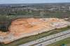 Drone image of the construction of the Outdoor Music venue in Elizabethtown, KY.