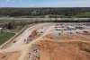 Drone image of the construction of the Outdoor Music venue in Elizabethtown, KY.