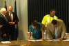 Signing the CPP agreement