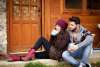 Couple-by-Cabin-in-Fall