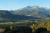 View of Estes Park and Longs Peak
