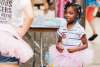 Girl Trying Ballet at Taste of the Arts