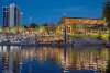 Promenade Park shines at night