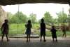 Kids observing the Lions