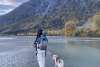 Fishing on the Chilkat river with the dogs