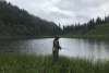 Grayling fishing in Cave Lake