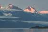 I saw this beautiful reflection of sunset to the east side mountain of the Town of Haines so beautiful