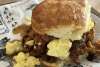 Frothy Rooster - Fried Chicken Biscuit