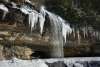 Bridal Falls in winter