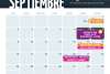 Calendario Septiembre Torneo de Pesca Deportiva 2024