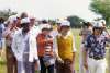 Kids walking around the golf course at the Byron Nelson tournament in 1970