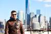 Man with Manhattan Skyline