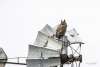 Owl on windmill Challenging Sandhills Scenic Drive