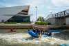 Group whitewater rafting at OKC's RIVERSPORT Rapids