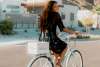 Woman on bike from Melvyn's