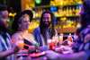 Friends at a bar