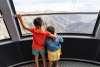 Kids at Palm Springs Aerial Tram car