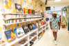 Man shopping inside Peepa's
