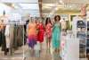 Group of four women shopping Mojave Trading Company.