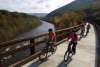 Fall Biking over Lehigh Gorge Bridge