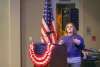 Women gives a presentation at Monroe County's America250PA Kick Off Event