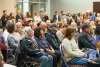 Attendees watch the presentations at Monroe County's America250PA Kick Off Event