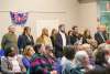Attendees watch the presentations at Monroe County's America250PA Kick Off Event