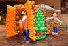 A housing balloon display at More Front Doors: The Pocono Housing Summit
