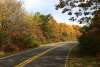 Fall scenic Pocono drive