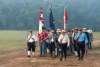 Men walking, civil war reenactment