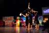 Modern dancers performing onstage