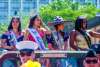Fiesta Royalty at Battle of Flowers parade.