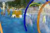 Rendering of splash pad area at SeaWorld San Antonio.