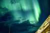 Downtown Lights- A view of the northern lights over Skagway on a September night.