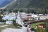 Downtown Skagway city scape