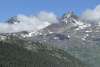 Snow caped mountains