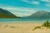 View of Bennett Lake in Carcross after spending the day driving up the Klondike Highway from Skagway