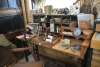 Fully-equipped fly-tying desk