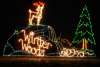 Light Show Mountain Scene