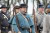 Civil War living history actors at the Anniversary of the Battle of Fort Fisher