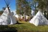 Fort Bridger Mountain Man Rendezvous Tents Uinta County