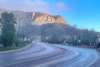 Sundance Mountain Through Fog after rain Crook County