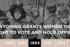 Womens suffrage 1869