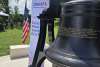 the Bell placed at Camp Security to celebrate America's 250th Birthday